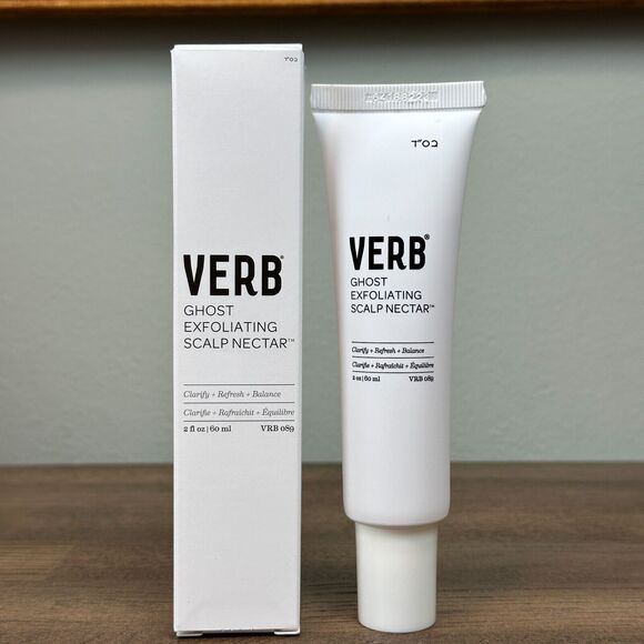 NEW Verb Ghost Exfoliating Scalp Nectar Serum 2 oz Clarify Professional Haircare - Picture 2 of 14